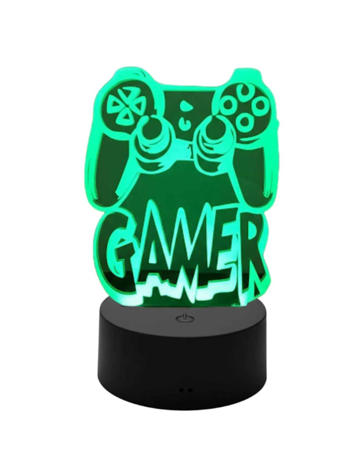 Lampara 3D Joystick Gamers de 7 colores 1
