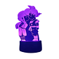 Lampara 3D Goku y Milk Dragon Ball de 7 colores - Miniatura 5