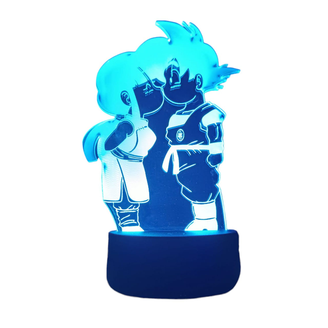 Lampara 3D Goku y Milk Dragon Ball de 7 colores 4