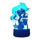 Lampara 3D Goku y Milk Dragon Ball de 7 colores - Miniatura 4