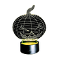 Lampara 3D Calabaza de 7 colores - Miniatura 4