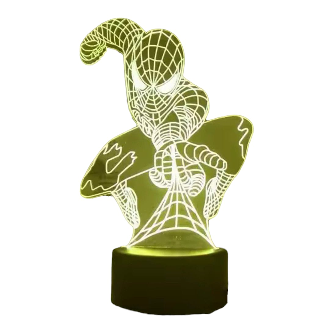 Lampara ilusión 3D Spiderman de 7 colores 3