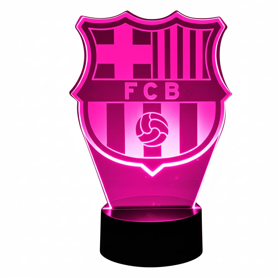 Lampara ilusión 3D Barcelona de 7 colores 3