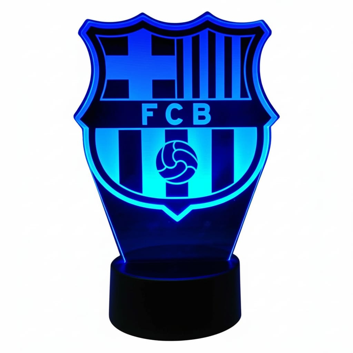 Lampara ilusión 3D Barcelona de 7 colores 4