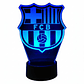Lampara ilusión 3D Barcelona de 7 colores - Miniatura 4