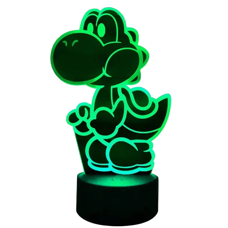 Lampara 3D Yoshi de 7 colores 1