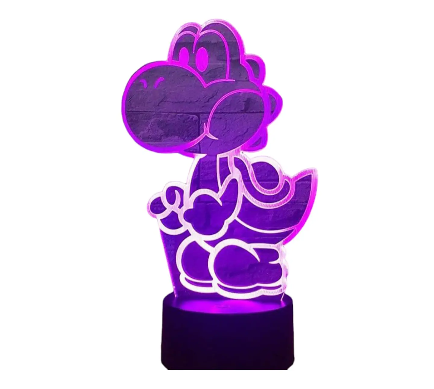 Lampara 3D Yoshi de 7 colores 4
