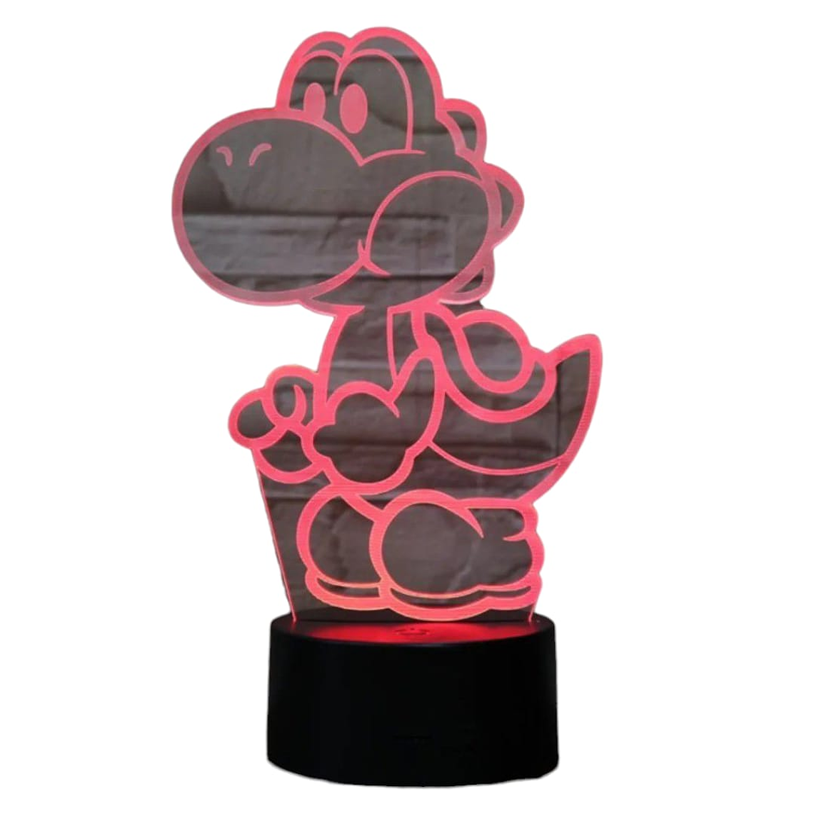 Lampara 3D Yoshi de 7 colores 3