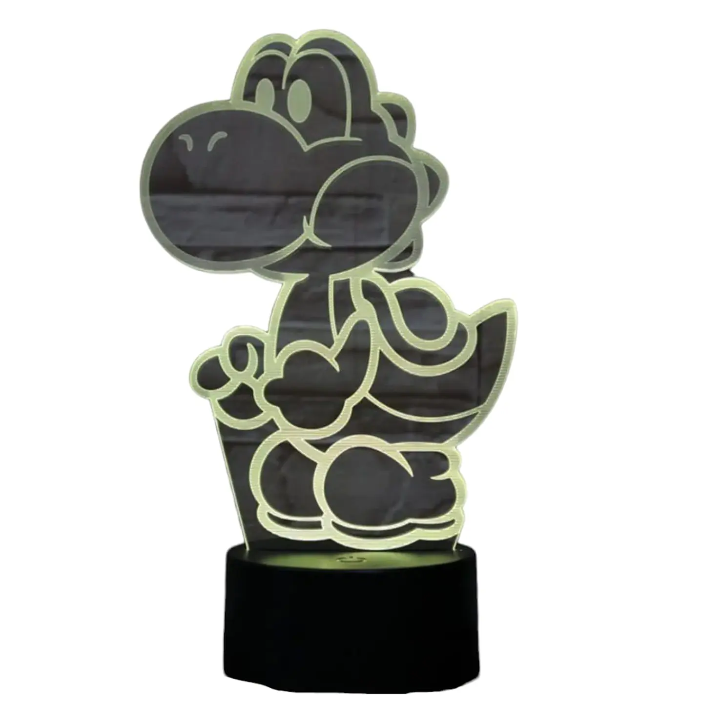 Lampara 3D Yoshi de 7 colores 2