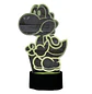 Lampara 3D Yoshi de 7 colores - Miniatura 2