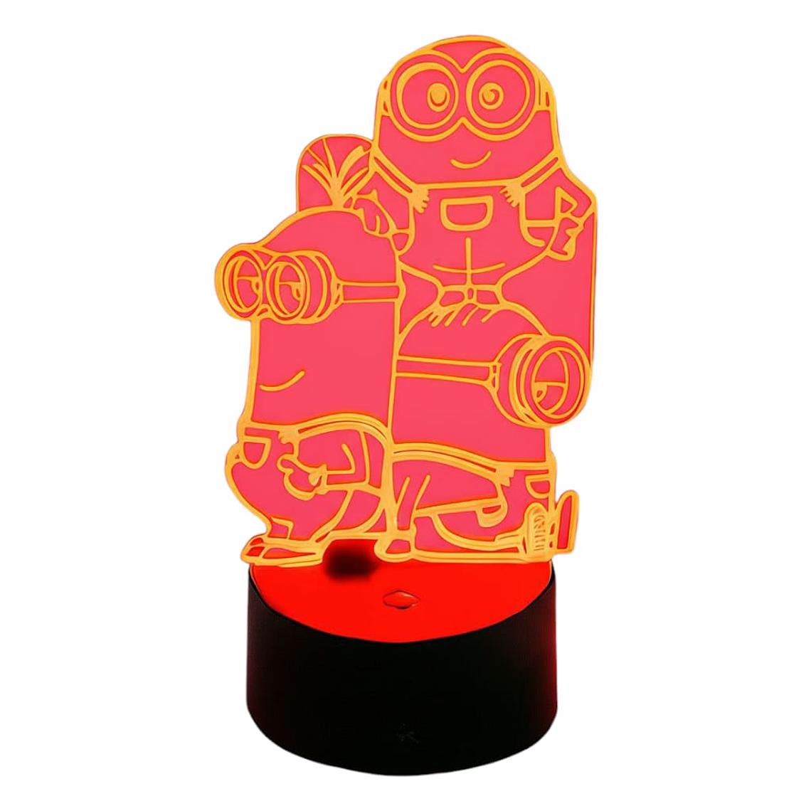 Lampara 3D Minions de 7 colores 4