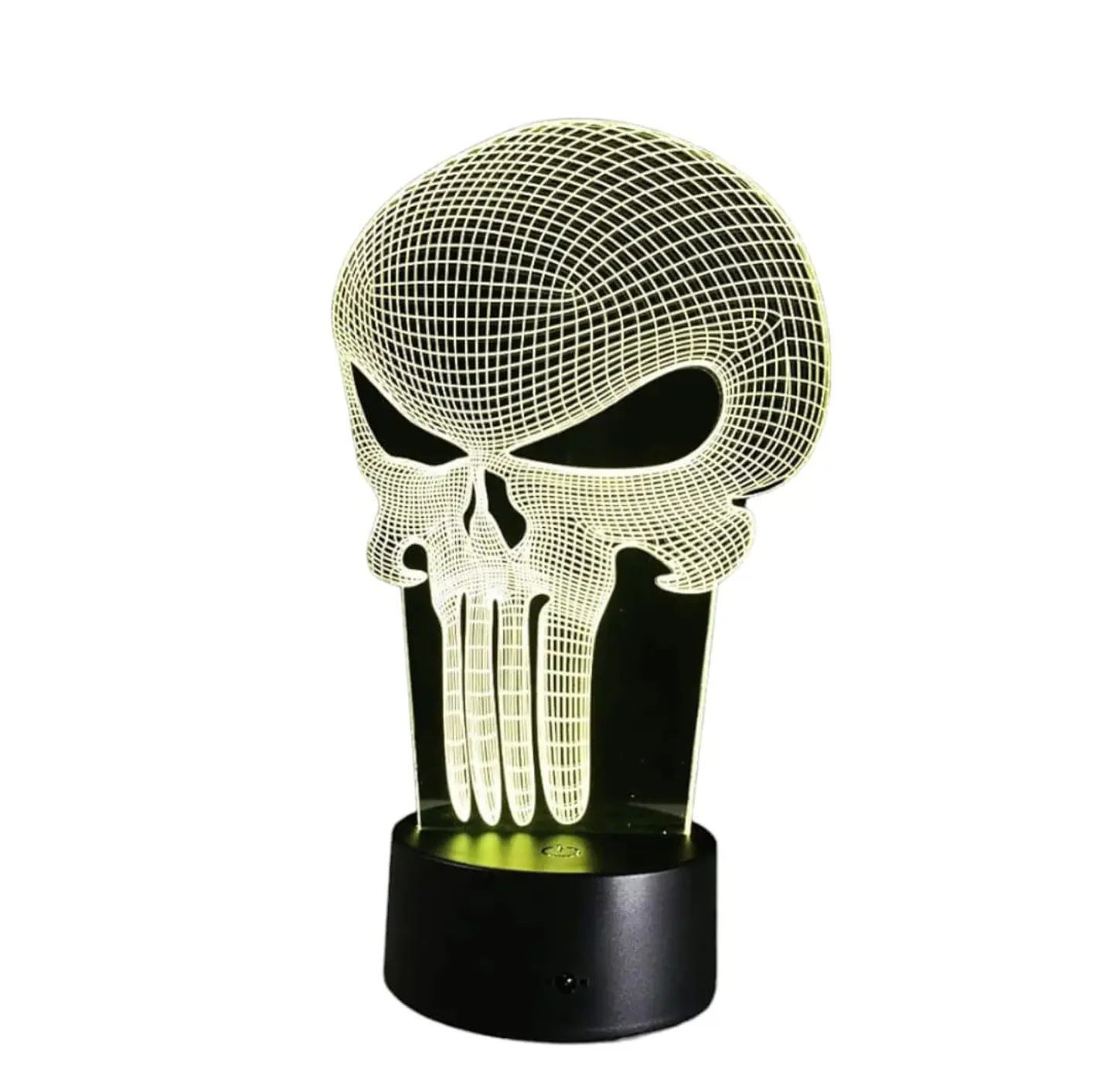 Lampara ilusión 3D Punisher de 7 colores 2