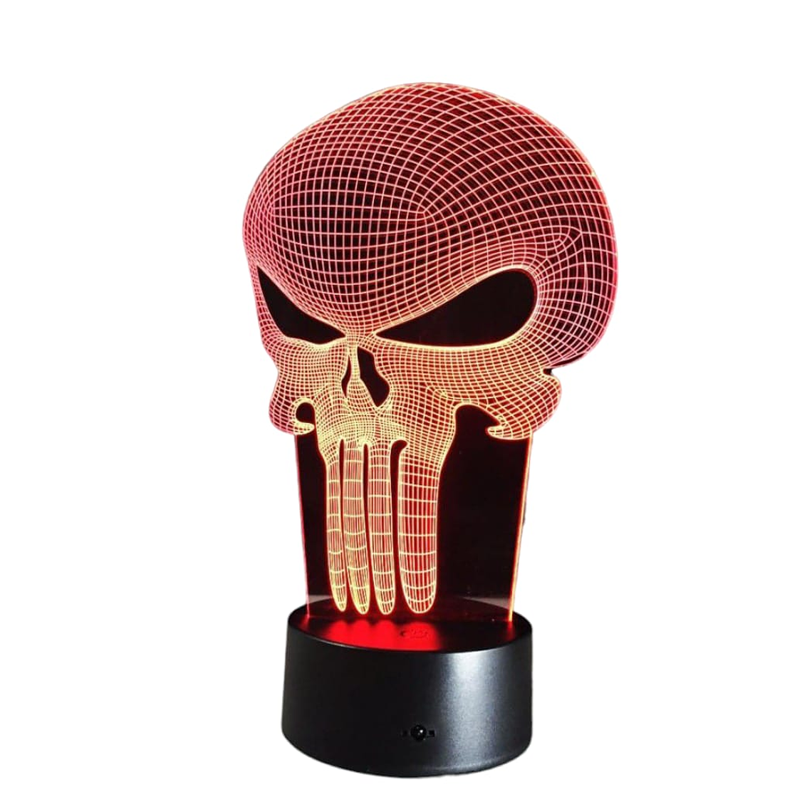 Lampara ilusión 3D Punisher de 7 colores 1