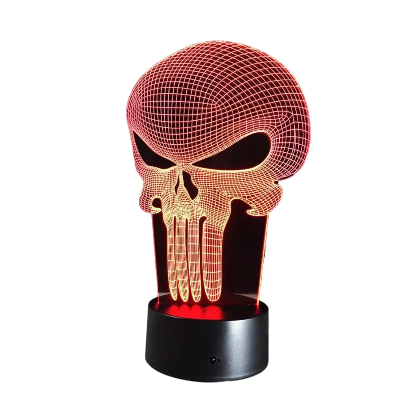 Lampara ilusión 3D Punisher de 7 colores 1
