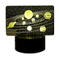 Lampara 3D Planetas de 7 colores - Miniatura 1