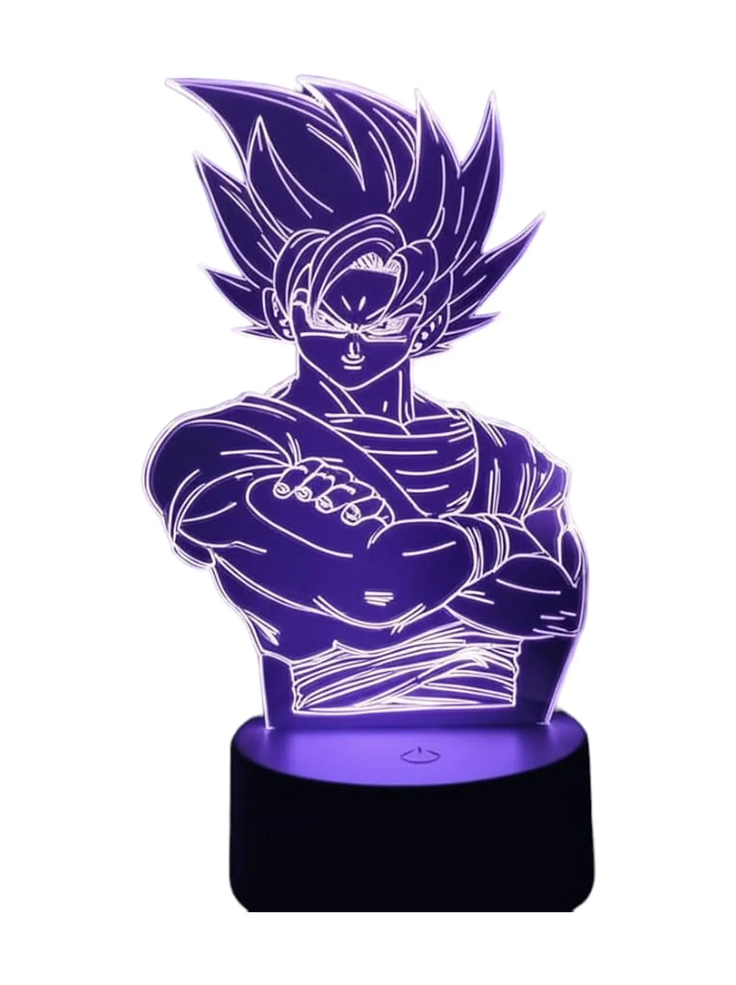 Lampara ilusión 3D Goku Dragon Ball de 7 colores 3