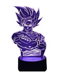 Lampara ilusión 3D Goku Dragon Ball de 7 colores - Miniatura 3