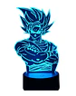 Lampara ilusión 3D Goku Dragon Ball de 7 colores - Miniatura 1