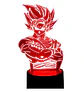 Lampara ilusión 3D Goku Dragon Ball de 7 colores - Miniatura 2