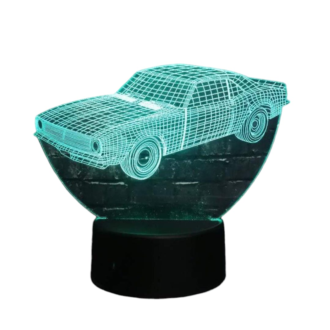 Lampara 3D Auto de 7 colores 1