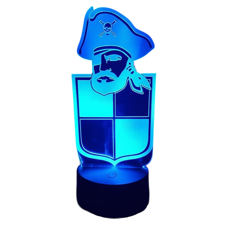 Lampara 3D Coquimbo Unido de 7 colores 2