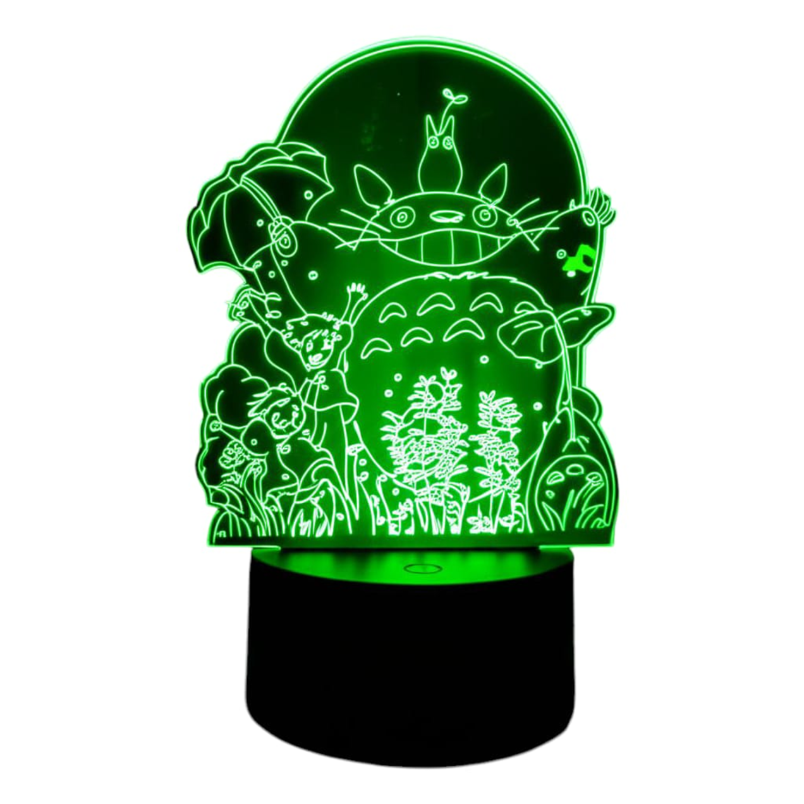 Lampara 3D Totoro y amigos  7 colores 1