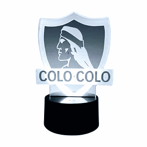 Lampara 3D Colo Colo de 7 colores