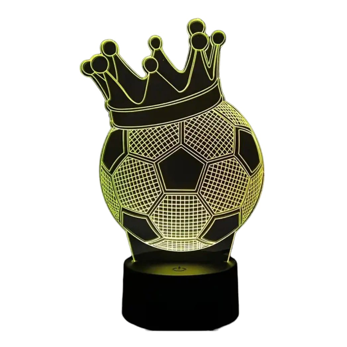 Lampara 3D Pelota Corona de 7 colores 1