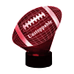 Lampara 3D Futbol Americano de 7 colores - Miniatura 3