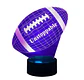Lampara 3D Futbol Americano de 7 colores - Miniatura 2