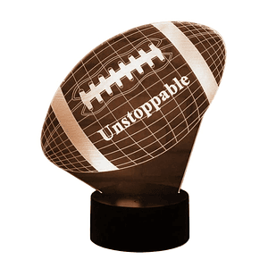 Lampara 3D Futbol Americano de 7 colores