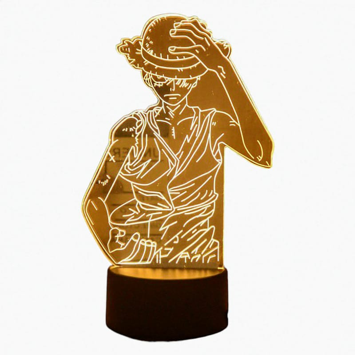 Lampara 3D Luffy One Piece  7 colores 2