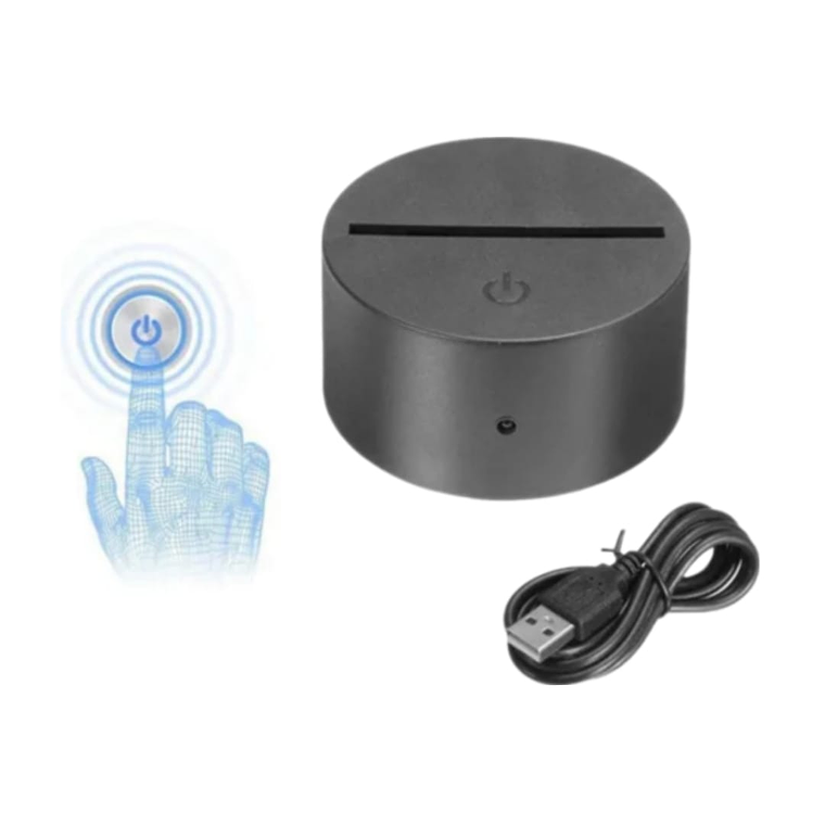 Lampara 3D Joystick de 7 colores 6