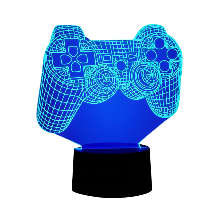 Lampara 3D Joystick de 7 colores 3