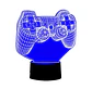 Lampara 3D Joystick de 7 colores - Miniatura 2