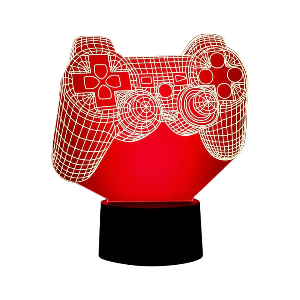 Lampara 3D Joystick de 7 colores 4