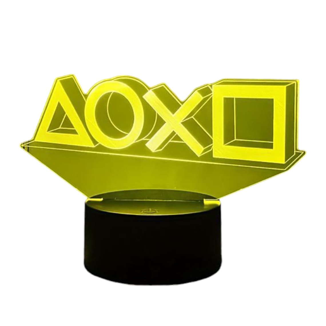 Lampara 3D Botones play de 7 colores 1