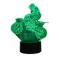 Lampara 3D Motocross de 7 colores - Miniatura 4