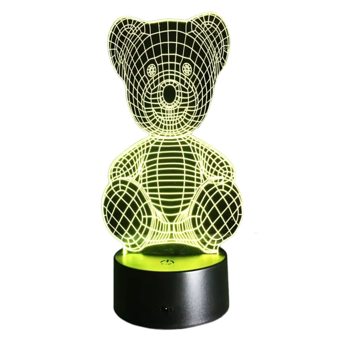 Lampara 3D Oso de peluche de 7 colores 2