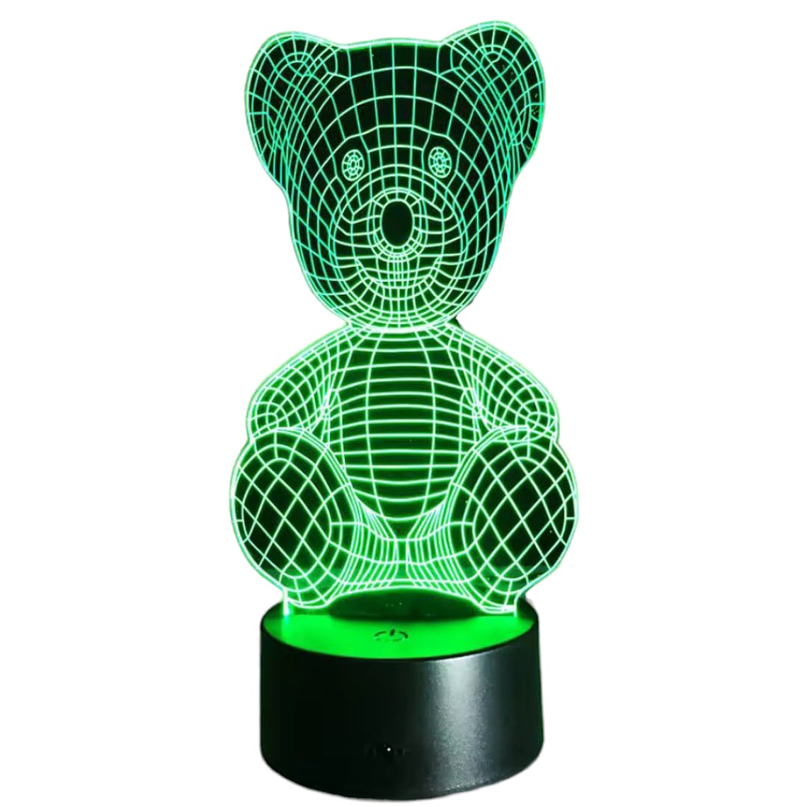 Lampara 3D Oso de peluche de 7 colores 4