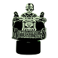 Lampara 3D Motociclista de 7 colores - Miniatura 2