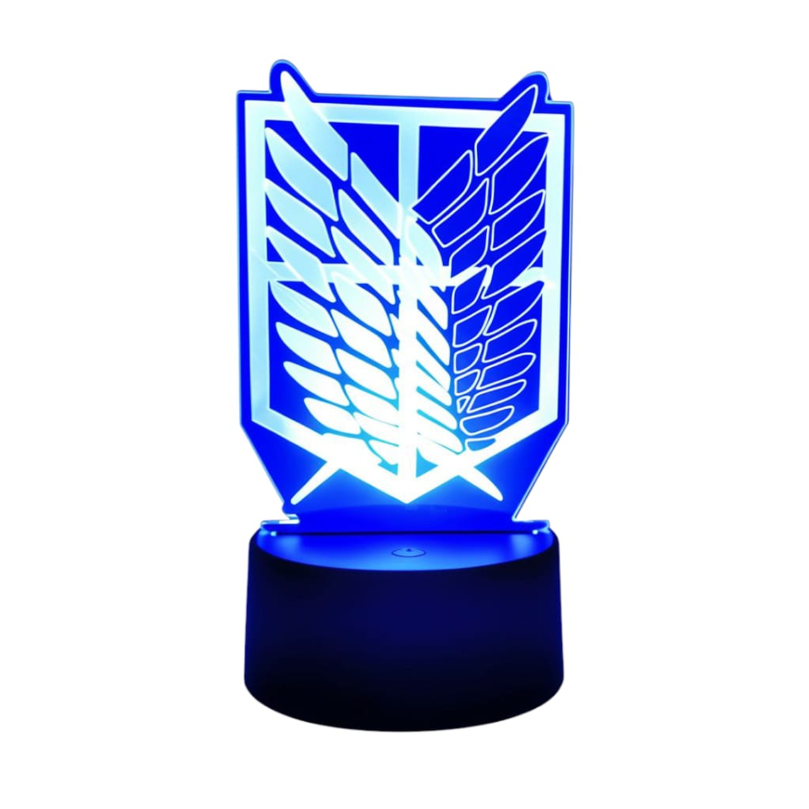 Lampara 3D Ataque de titanes de 7 colores 2
