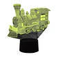 Lampara 3D Trencito de 7 colores - Miniatura 2