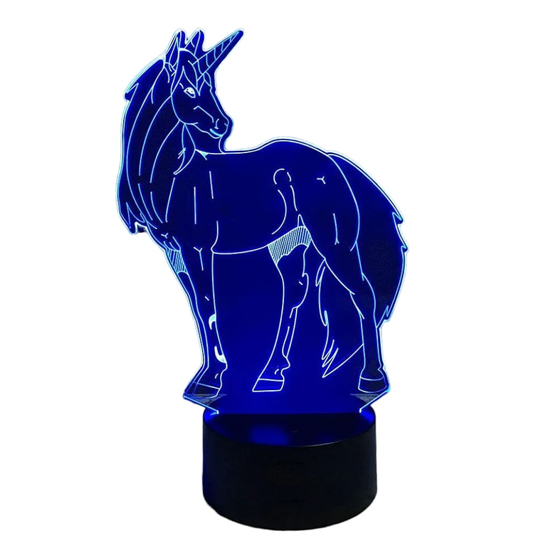 Lampara 3D Unicornio de 7 colores 5