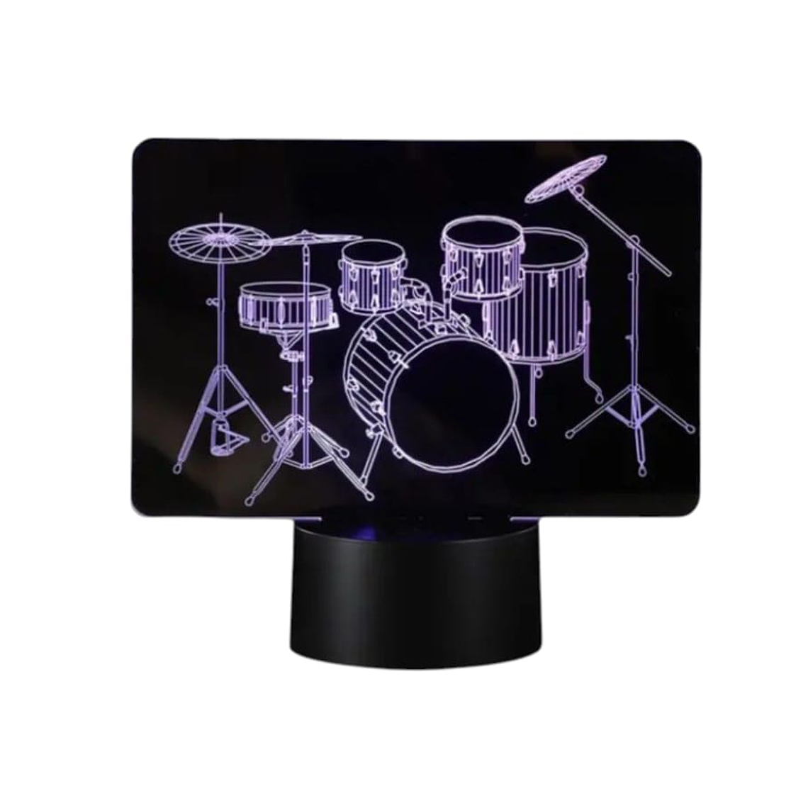 Lampara ilusión 3D Bateria de 7 colores 2