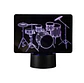 Lampara ilusión 3D Bateria de 7 colores - Miniatura 2