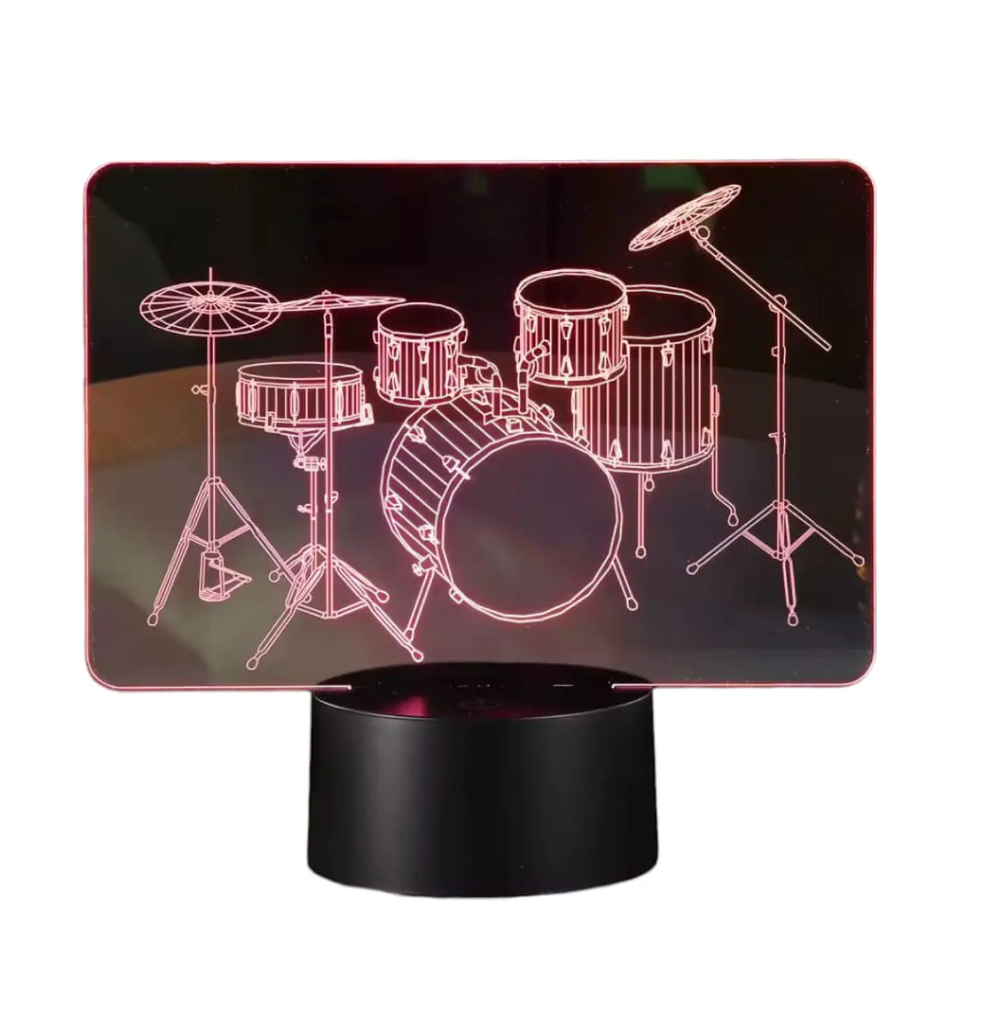 Lampara ilusión 3D Bateria de 7 colores 1