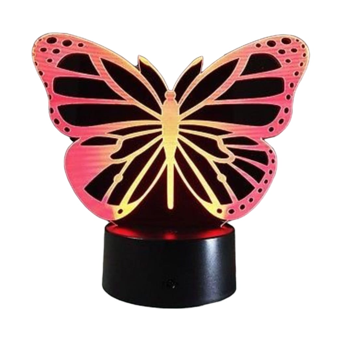 Lampara 3D Mariposa de 7 colores 4