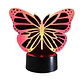 Lampara 3D Mariposa de 7 colores - Miniatura 4