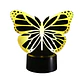 Lampara 3D Mariposa de 7 colores - Miniatura 3